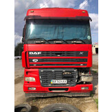 Вантажний автомобіль DAF, модель XF 95.430, державний номер ВА5424АХ, 2004 року випуску, колір червоний, VIN XLRTE47XS0E654377