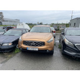 Транспортний засіб марки Infiniti, модель FX 35, реєстраційний номер КА0168ЕТ, VIN: JN1TANS51U0300781, 2008 року випуску, колір коричневий
