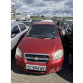 Транспортний засіб марки Chevrolet, моделі Aveo,VIN: KL1SF69YE7B096175, рік випуску 2007, колір червоний, державний номер АІ2803АХ